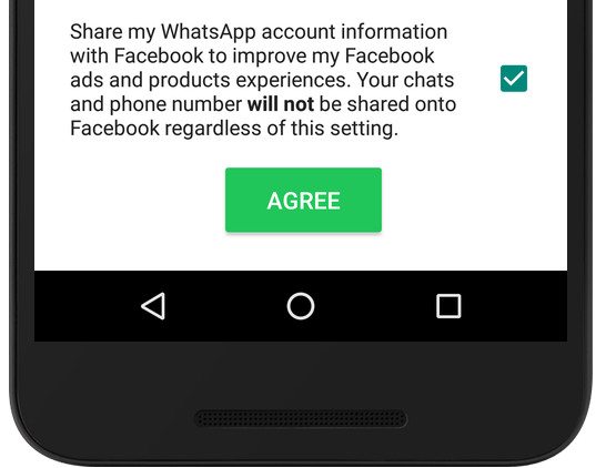 Earlier WhatsApp Consent